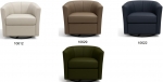 ODESSA SWIVEL CHAIR BY SOFITALIA QUICK SHIP